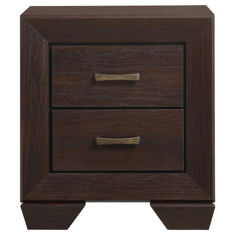 Kauffman 4-piece Eastern King Bedroom Set Dark Cocoa - 204390KE-S4
