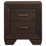 Kauffman 4-piece Eastern King Bedroom Set Dark Cocoa - 204391KE-S4