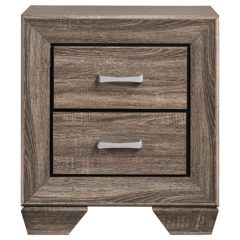 Kauffman 4-piece Eastern King Bedroom Set Washed Taupe - 204190KE-S4