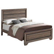 Kauffman 4-piece Eastern King Bedroom Set Washed Taupe - 204191KE-S4