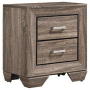 Kauffman 4-piece Eastern King Bedroom Set Washed Taupe - 204191KE-S4