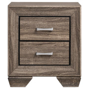 Kauffman 4-piece Eastern King Bedroom Set Washed Taupe - 204191KE-S4