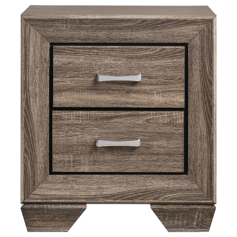 Kauffman 4-piece Eastern King Bedroom Set Washed Taupe - 204191KE-S4