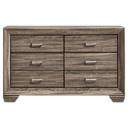 Kauffman 4-piece Eastern King Bedroom Set Washed Taupe - 204191KE-S4