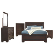 Kauffman 5-piece California King Bedroom Set Dark Cocoa - 204391KW-S5