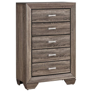 Kauffman 5-piece California King Bedroom Set Washed Taupe - 204191KW-S5