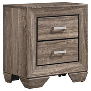 Kauffman 5-piece California King Bedroom Set Washed Taupe - 204191KW-S5