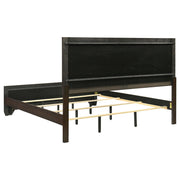 Kauffman 5-piece Eastern King Bedroom Set Dark Cocoa - 204391KE-S5