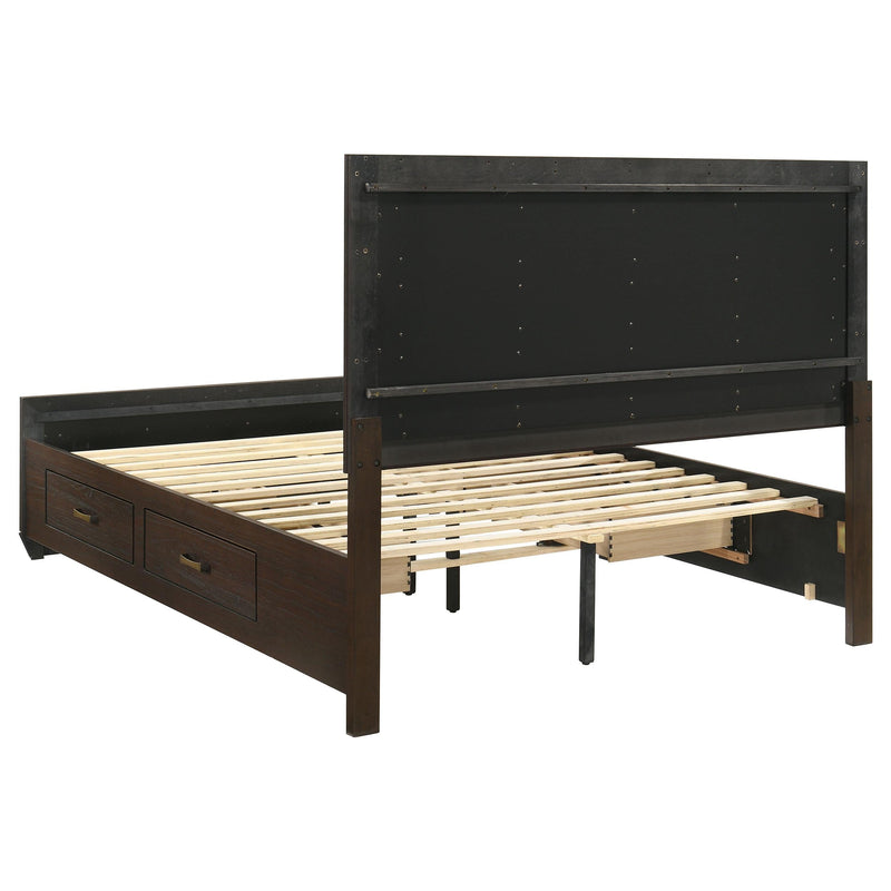 Kauffman 5-piece Queen Bedroom Set Dark Cocoa - 204390Q-S5