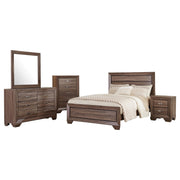 Kauffman 5-piece Queen Bedroom Set Washed Taupe - 204191Q-S5