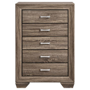 Kauffman 5-piece Queen Bedroom Set Washed Taupe - 204191Q-S5