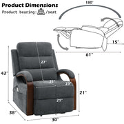Kayla Power Recliner w/Lift & Heating & Massage - LV02872