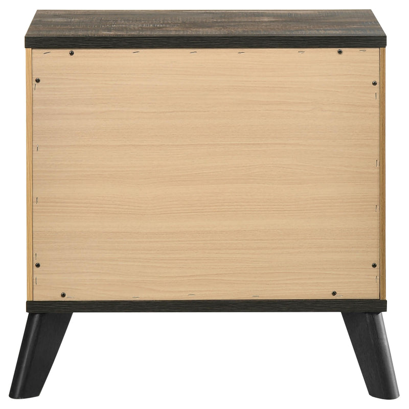 Kaywood 2-drawer Nightstand Bedside Table Natural Pine - 225002