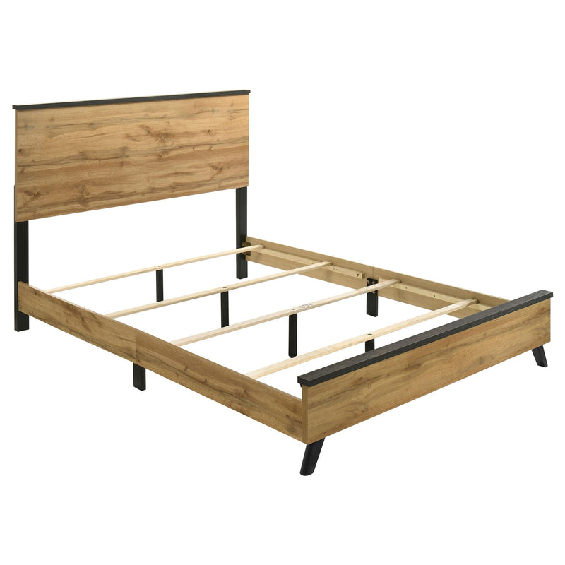 Kaywood 5-piece Eastern King Bedroom Set Natural Pine - 225001KE-S5