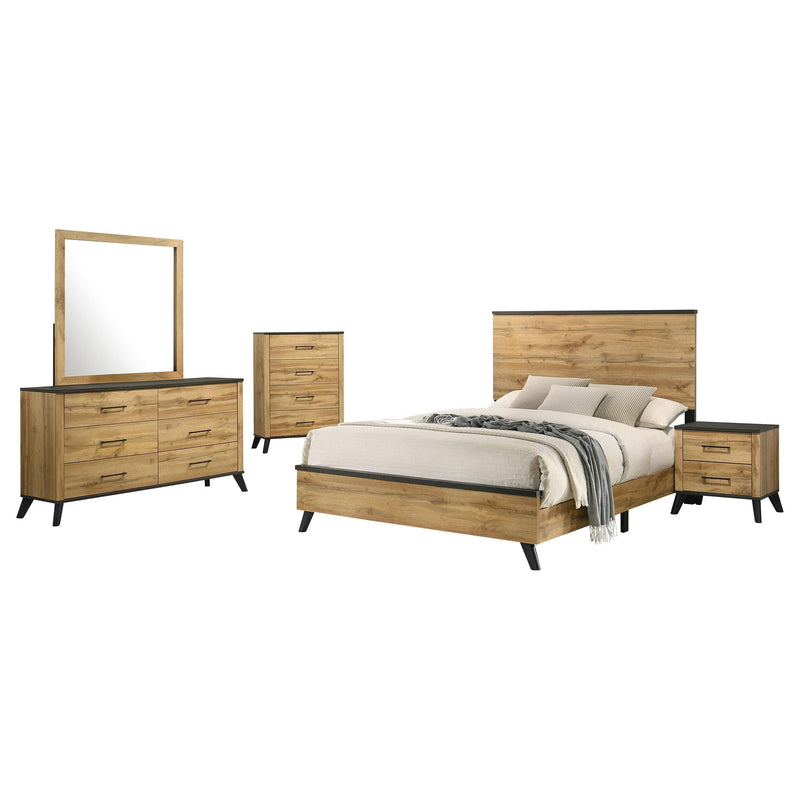 Kaywood 5-piece Queen Bedroom Set Natural Pine - 225001Q-S5