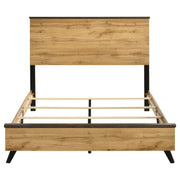Kaywood 52-inch Queen Panel Bed Natural Pine - 225001Q