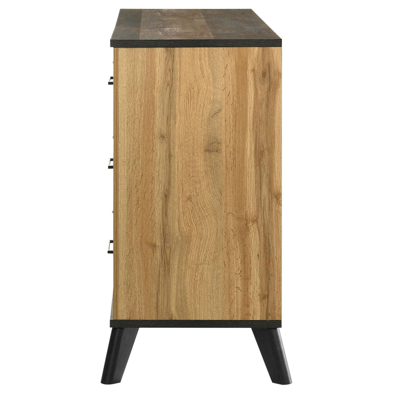 Kaywood 6-drawer Dresser Cabinet Natural Pine - 225003