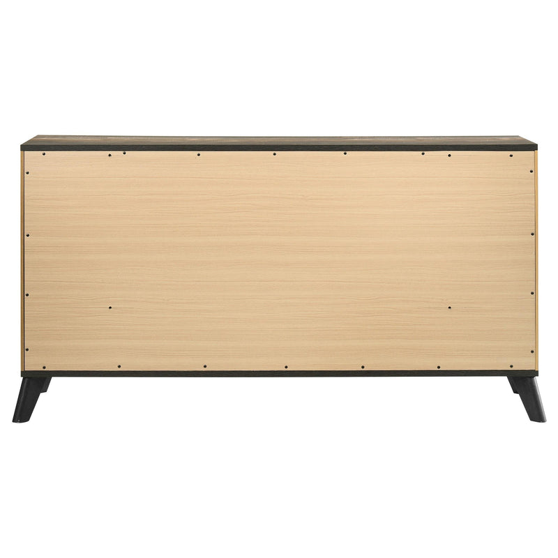 Kaywood 6-drawer Dresser Cabinet Natural Pine - 225003