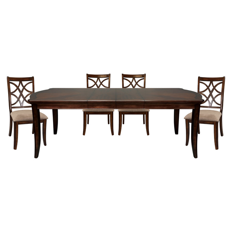 Keegan Rich Cherry Extendable Dining Set - DMV FurnitureDining Room Set