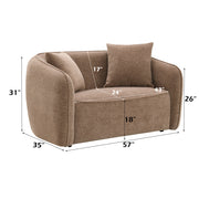 Keith Loveseat w/2 Pillows - LV03601