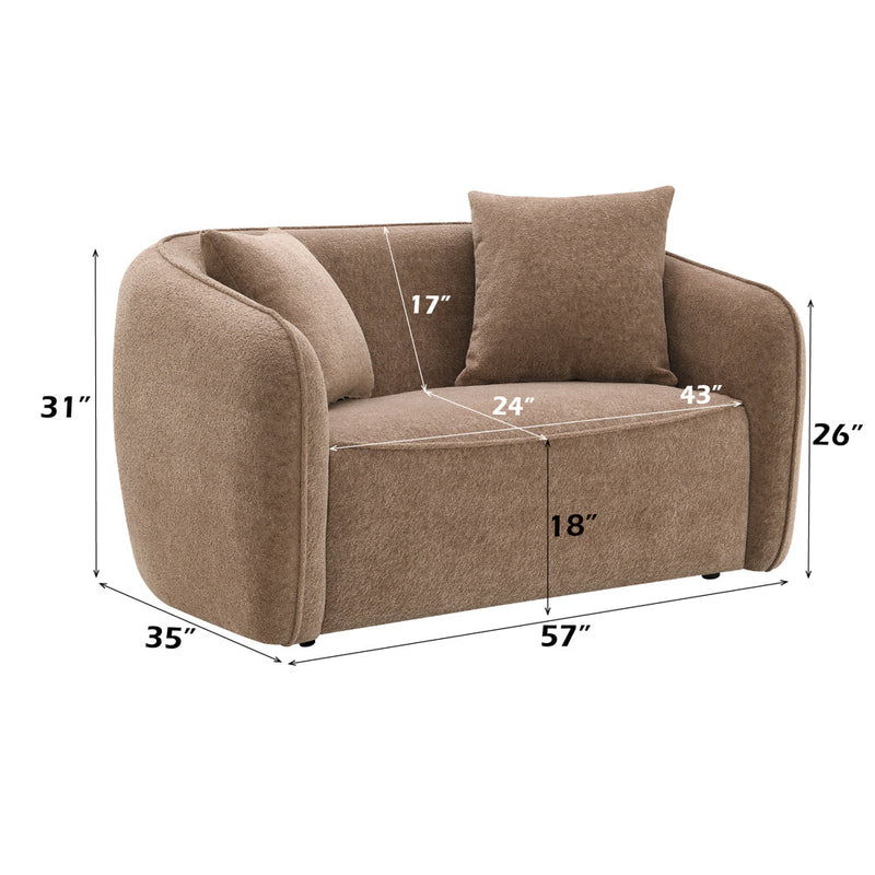 Keith Loveseat w/2 Pillows - LV03601