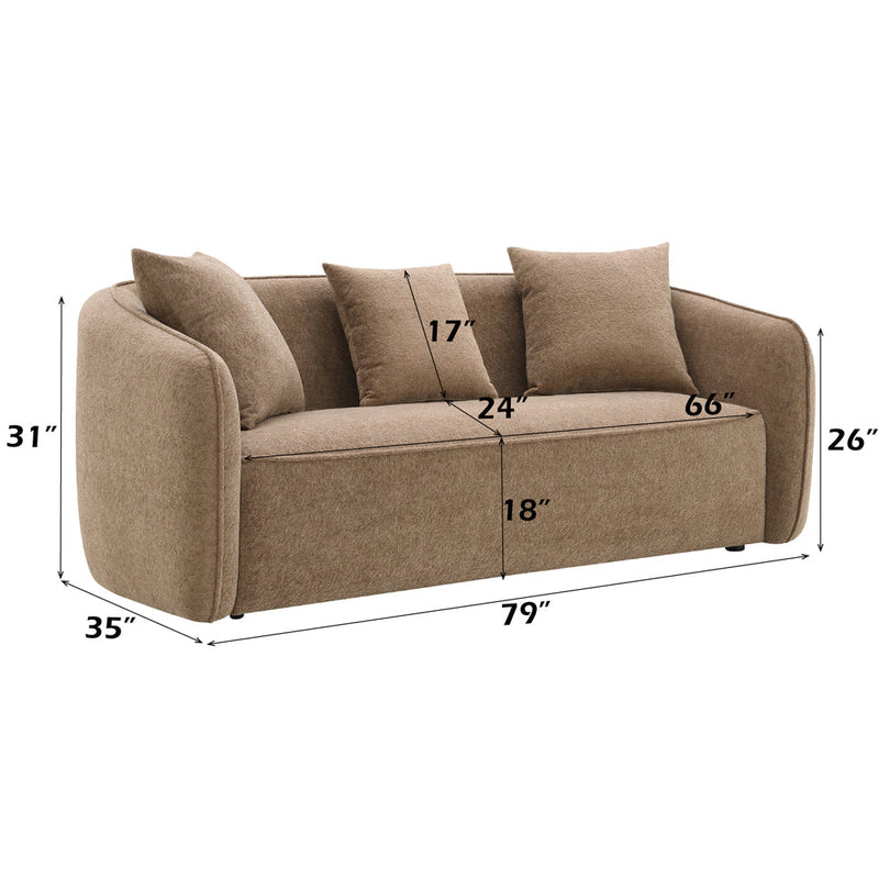 Keith Sofa w/3 Pillows - LV03600
