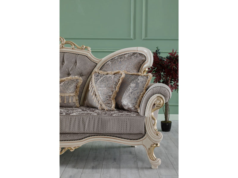 Kelebek 3-pieces (1 Sofa & 2 Chair) Livingroom Set Vizon in Vizon - 101-KEL-S179K1-311