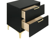 Kendall 4-piece Eastern King Bedroom Set Black - 224451KE-S4