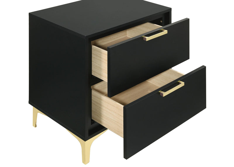 Kendall 4-piece Eastern King Bedroom Set Black - 224451KE-S4
