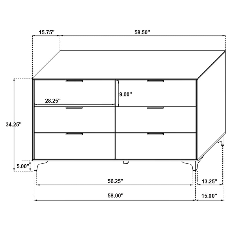 Kendall 4-piece Eastern King Bedroom Set Black - 224451KE-S4