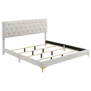 Kendall 4-piece Eastern King Bedroom Set White - 224401KE-S4
