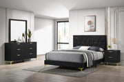 Kendall 4-piece Queen Bedroom Set Black - 224451Q-S4