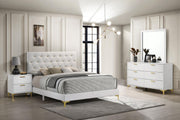 Kendall 4-piece Queen Bedroom Set White - 224401Q-S4