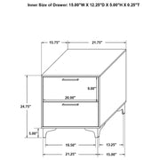 Kendall 4-piece Queen Bedroom Set White - 224401Q-S4