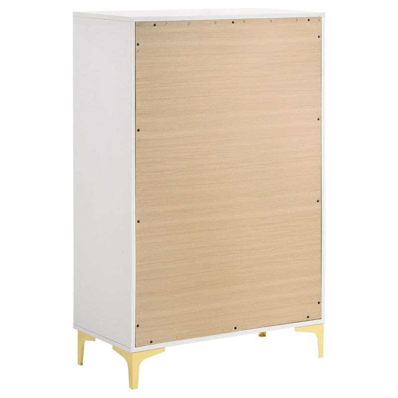 Kendall 5-piece Queen Bedroom Set White - 224401Q-S5