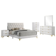Kendall 5-piece Queen Bedroom Set White - 224401Q-S5