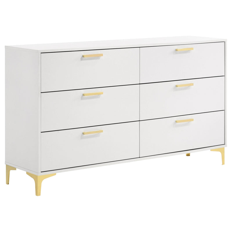 Kendall 5-piece Queen Bedroom Set White - 224401Q-S5