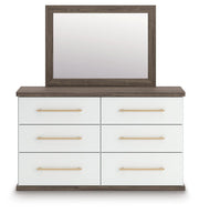 Kendanport Brown Dresser and Mirror - PCB1108B1