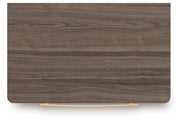 Kendanport White/Brown King Upholstered Bed, Dresser and Nightstand - PCB1108B11