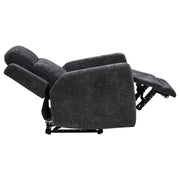 Kennett 3-piece Chenille Power Reclining Sofa Set Dark Grey - 610154P-S3