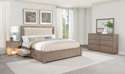 Kenora 4-piece California King Bedroom Set Barley Brown - 224850KW-S4
