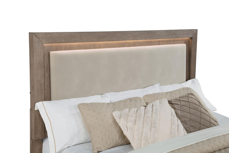 Kenora 4-piece Eastern King Bedroom Set Barley Brown - 224850KE-S4