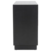 Kerrick 2-door Bone Inlay Accent Cabinet Beige and Black - 950451
