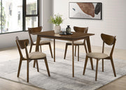 Kersey 5-piece Rectangular Dining Table Set Chestnut - 103061-S5