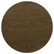Kessler 2-piece Round Sculptural Wood Coffee Table Set Brown - 735998-S2