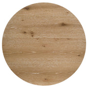 Kessler 2-piece Round Sculptural Wood Coffee Table Set Light Oak - 735988-S2