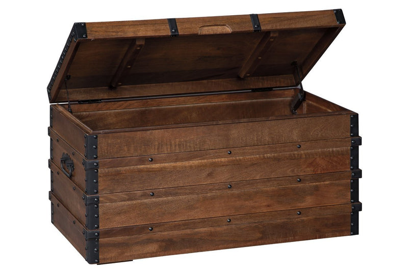 Kettleby Brown Storage Trunk - DMV FurnitureTrunk