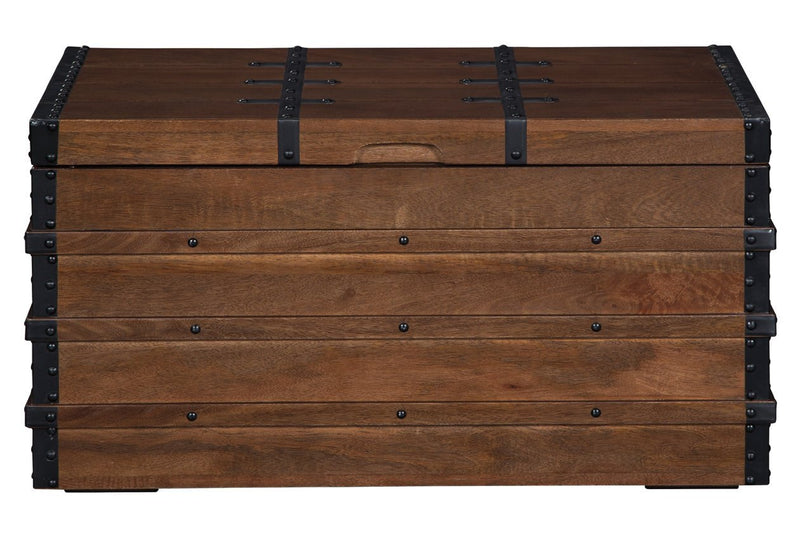 Kettleby Brown Storage Trunk - DMV FurnitureTrunk