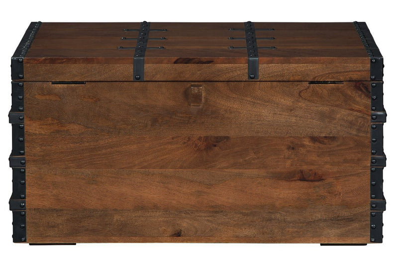 Kettleby Brown Storage Trunk - DMV FurnitureTrunk
