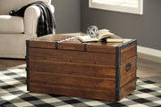 Kettleby Brown Storage Trunk - DMV FurnitureTrunk